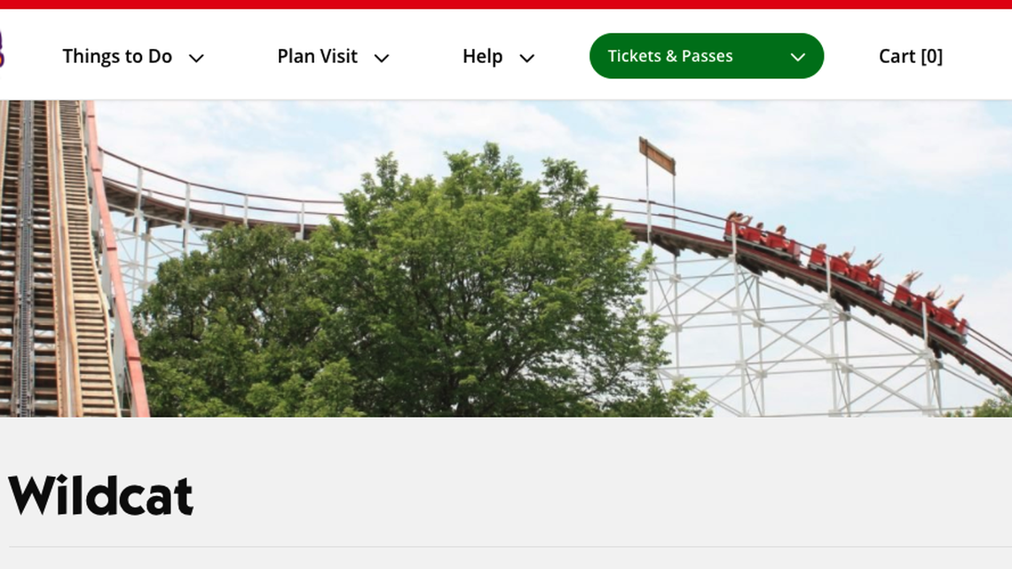 A man climbed the Wildcat roller coaster at Frontier City before being kicked out with his family.