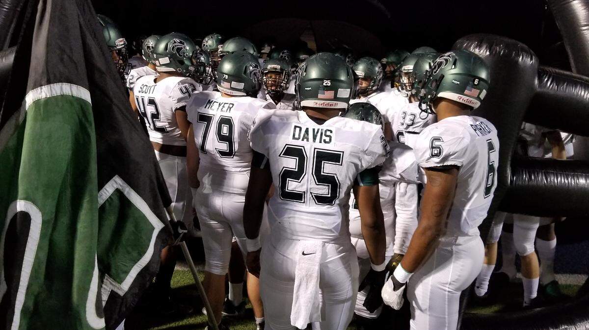 Kennedale prepares to take the field in its Class 4A Division I area-round game Friday against Paris at Poe Stadium in McKinney.