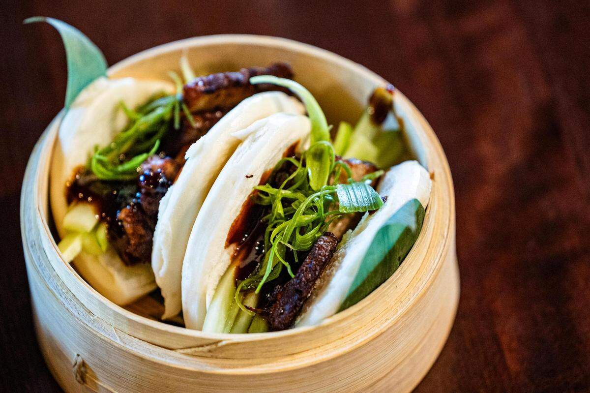 The BaoBao appetizer from Hush Sushi, Kitchen and Bar in Keller, Texas on Thursday, Aug. 24, 2023.