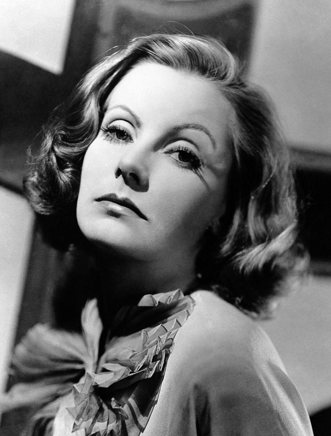 Characteristic pose of Swedish Actress Greta Garbo, in America, on June 22,1937. (AP Photo)