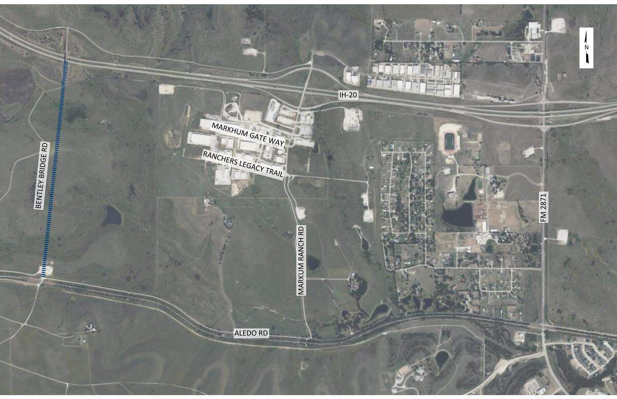 Bentley Bridge Drive will connect Interstate 20 to Aledo Road.
