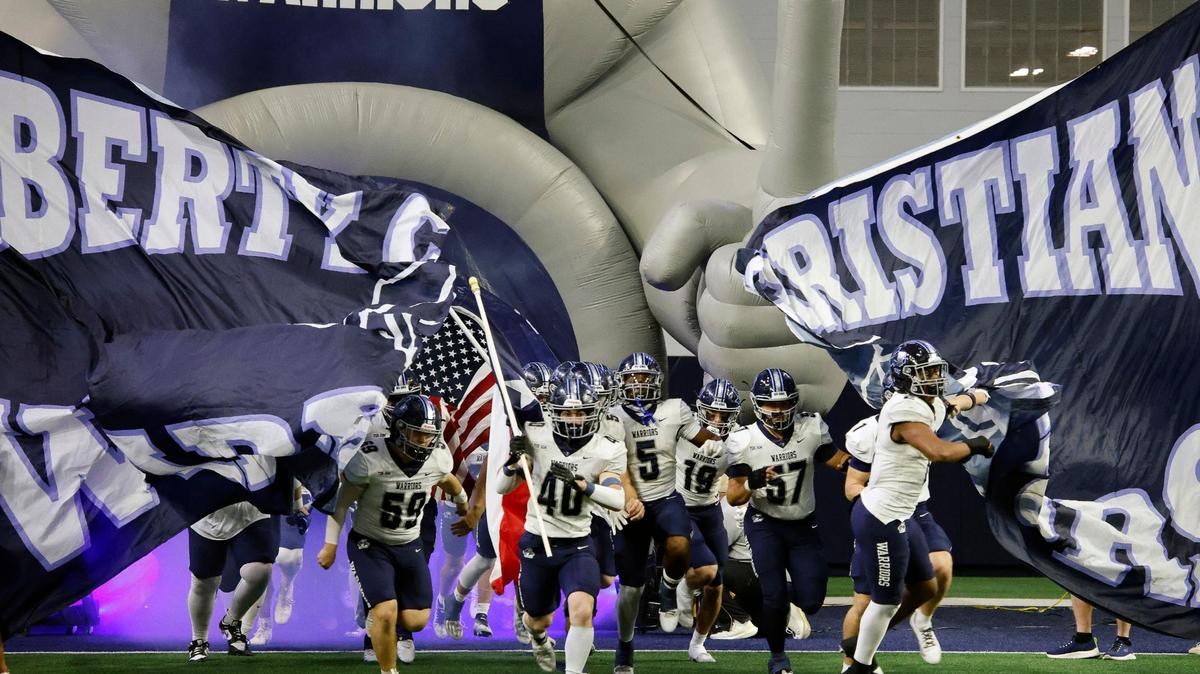 The Liberty Christian Warriors advanced to the TAPPS D1 State Championship with a win over Houston St. Thomas.