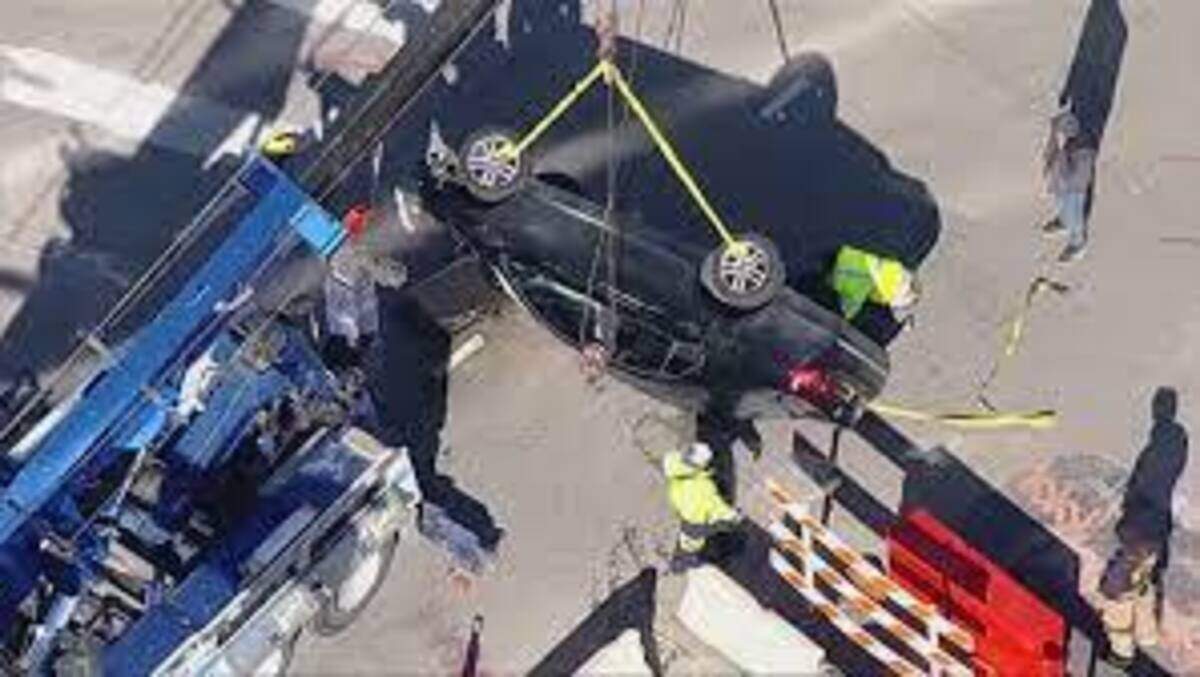 A car crash at a construction site in Dallas on Tuesday, Oct. 31, 2023, sent three people to the hospital with non-life-threatening injuries, according to Dallas police.