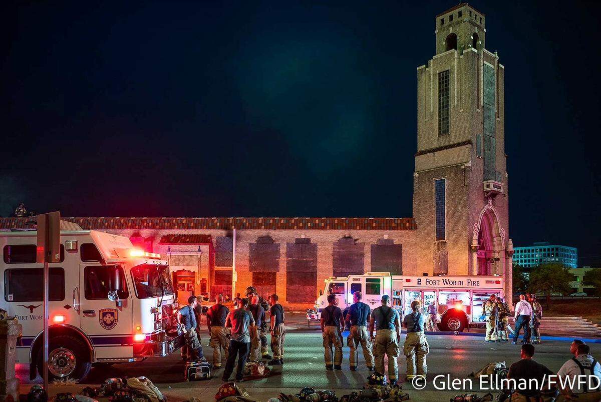 A fire in July 2022 damaged the Public Market building on Henderson Street, a historic structure that the fire department called a staple of downtown Fort Worth.