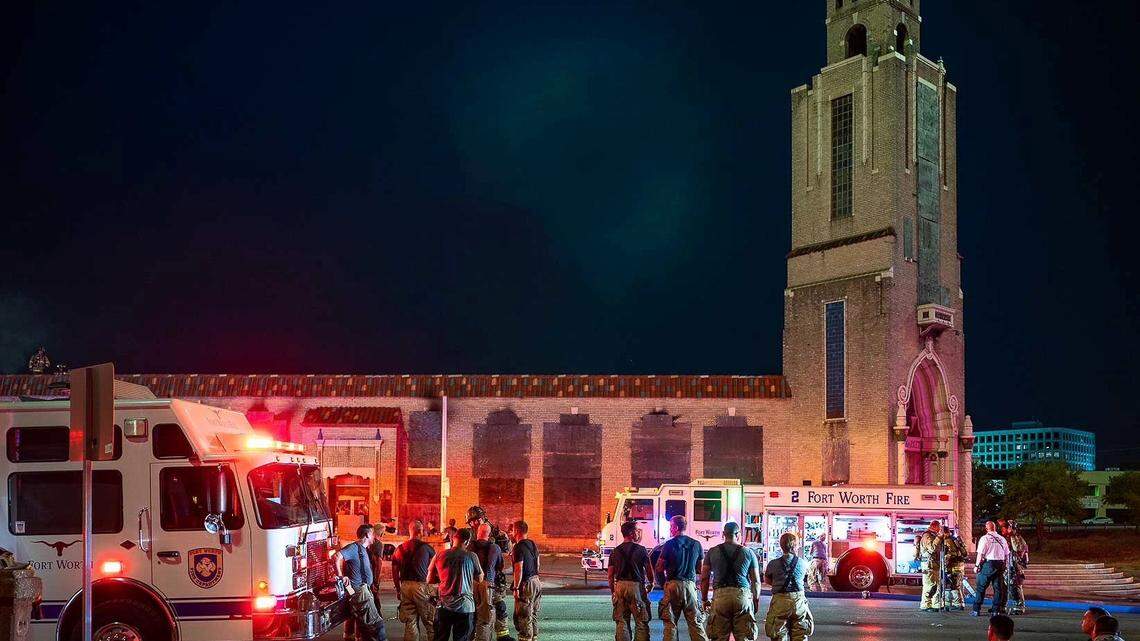 A fire Thursday night damaged the 93-year-old Public Market building on Henderson Street, a historic structure that the fire department called a staple of downtown Fort Worth.