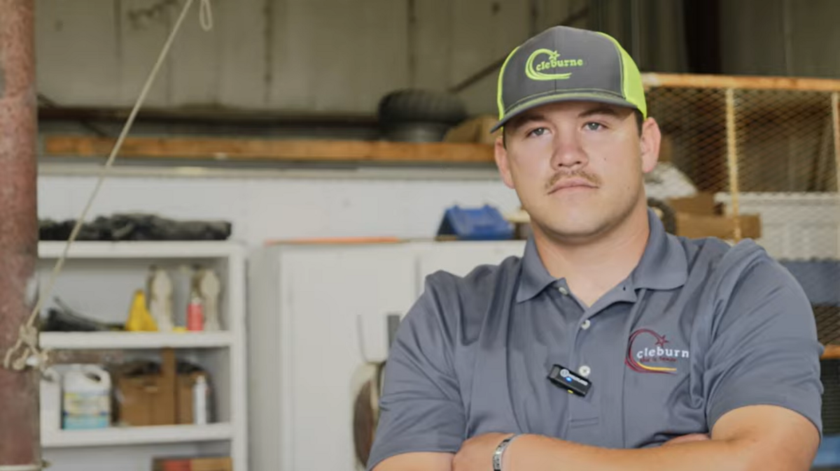 Zackery Overmyer and Destiny Shukers, Cleburne Public Works employees, have been credited with saving a 2-year-old girl’s life after they saw her family panicking and found out she was choking.