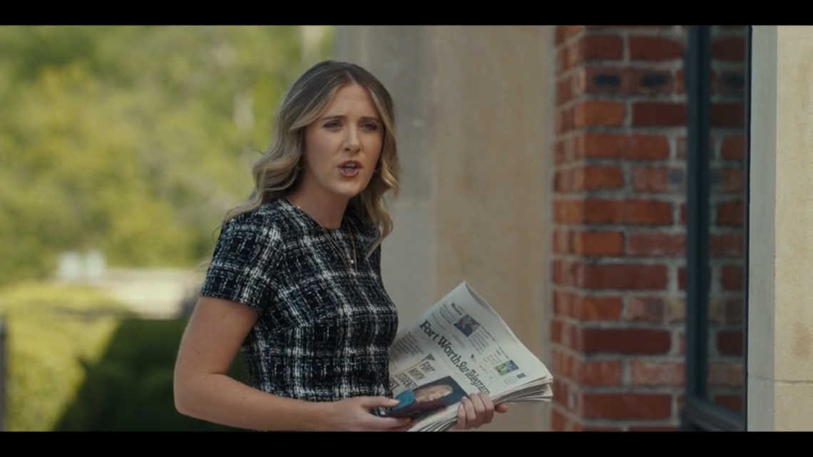 An edition of the Fort Worth Star-Telegram appears in “Landman” season 2 episode 2.