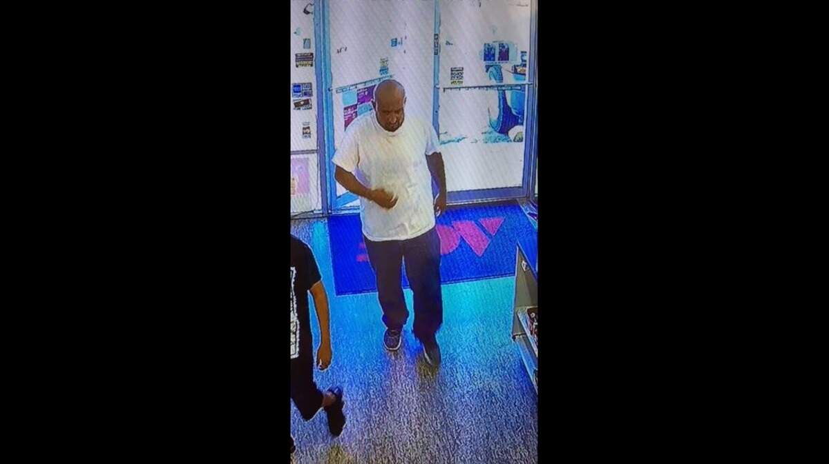 A man back-to-school shopping with his teenage son in North Texas stole a few hundred dollars in power tools, Arlington police reported.
