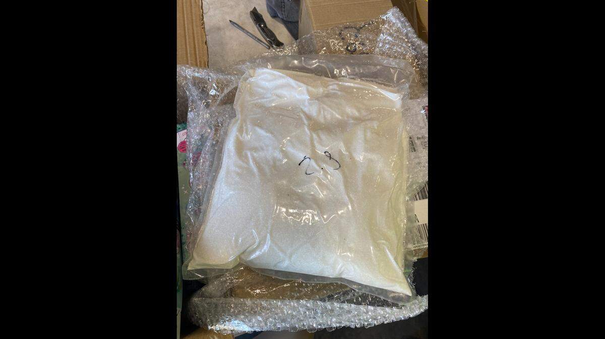 Officers seized 10 kilograms, 22 pounds, worth of ketamine Thursday, May 16 at the Dallas Fort Worth International Airport, according to U.S. Customs and Border Protections.