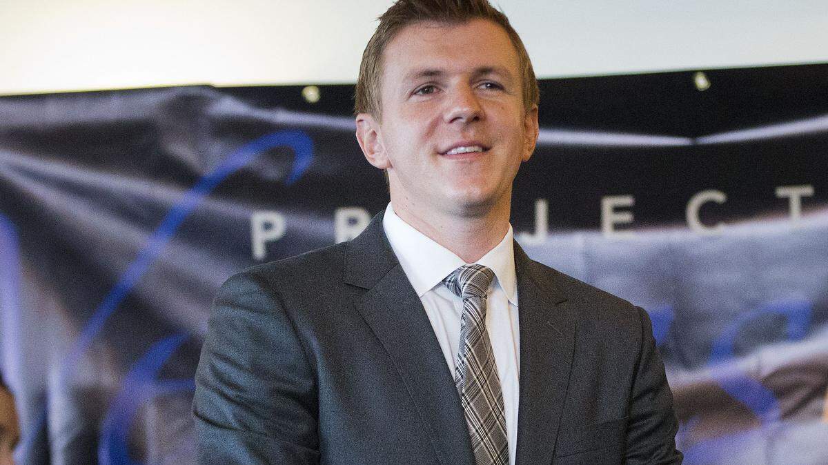 Project Veritas founder James O'Keefe, shown here in 2015, is scheduled to speak at SMU on Tuesday night.