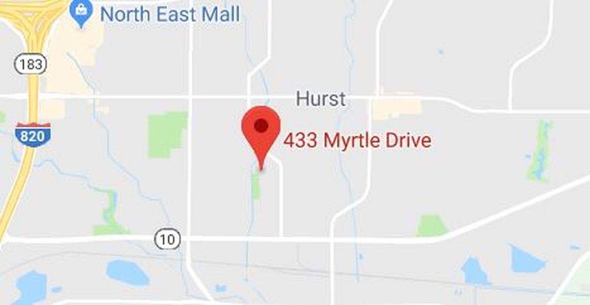 A vehicle that crashed into a Hurst residence in the 400 block of Myrtle Drive on Saturday caused a fire and did extensive damage to the house.