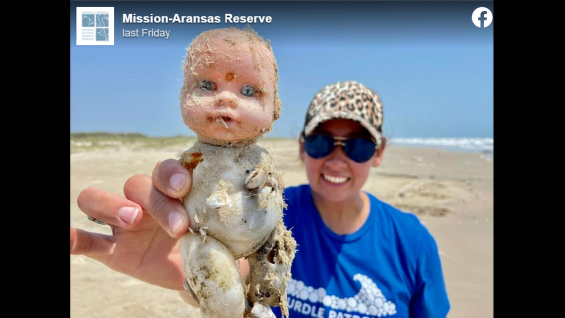 This doll was found on Thursday, April 21, according to Jace Tunnell.