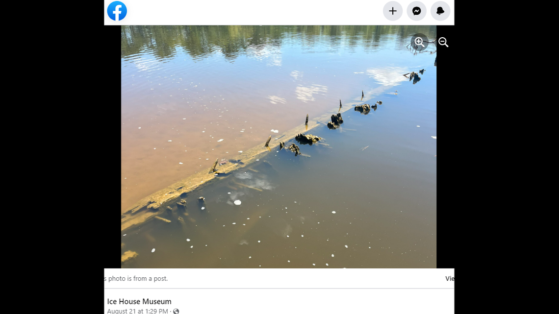 Drought conditions recently revealed several wrecked ships sunken in the Neches River.