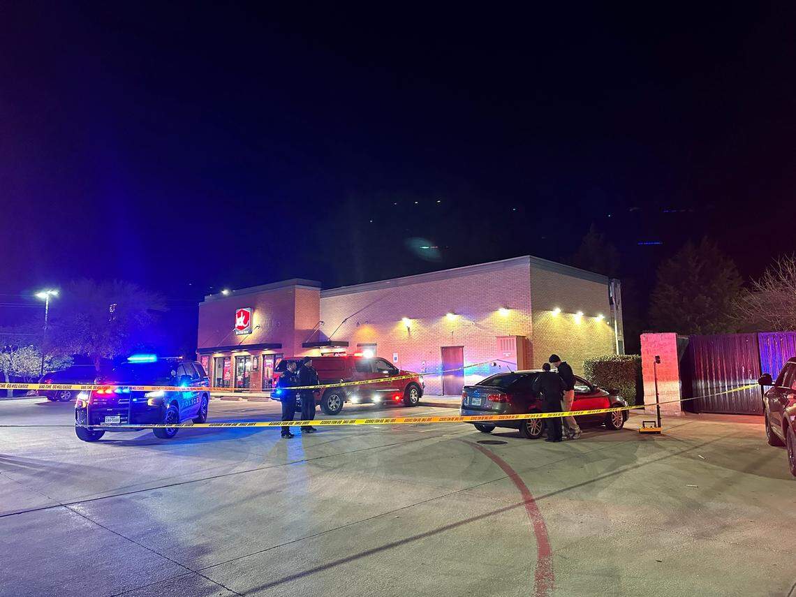 Police in White Settlement said a man hit a pedestrian, sending the victim breaking through the windshield, and kept driving, across multiple cities. 