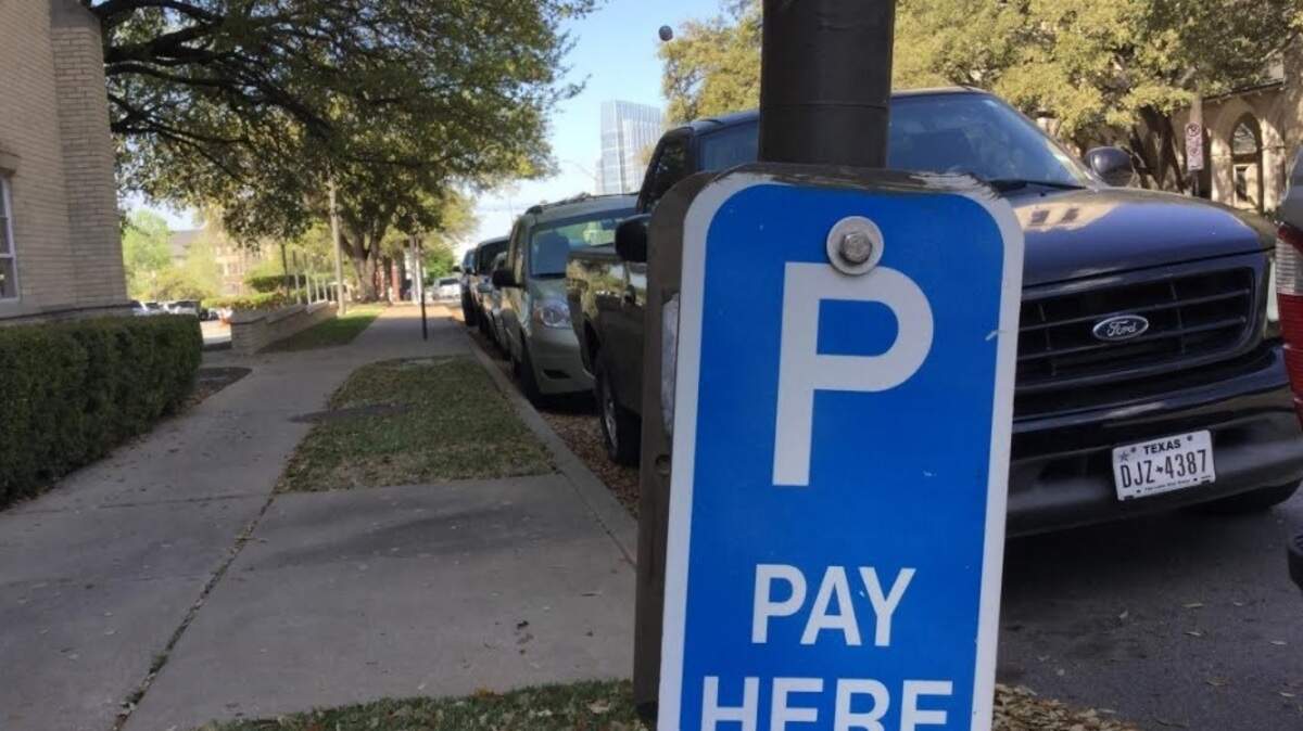 This is one of the 79 parking meter heads that were stolen in early 2017 in downtown Fort Worth by Anthony Downs of Fort Worth. He was sentenced to 14 years in prison.