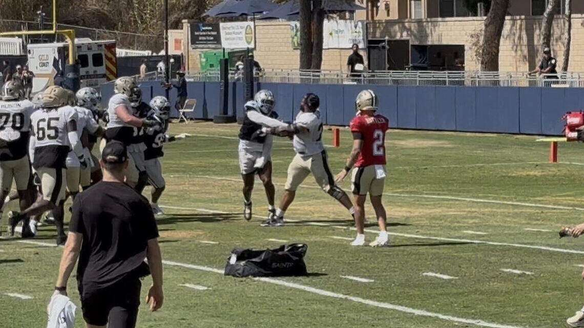 Watch: Cowboys and Saints fight multiple times in joint practice