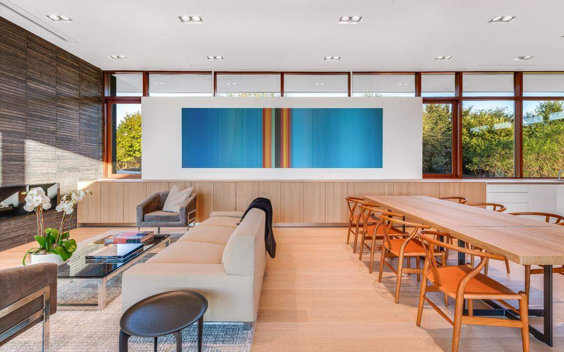 Commercial grade craftsmanship defines the Fort Worth home, which has four bedrooms and six full bathrooms.