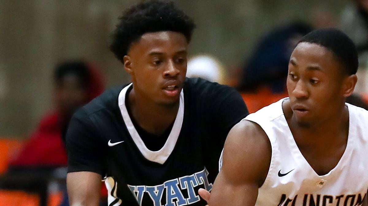 Wyatt senior Kendall Fair, left, scored 51 points in his final regular season home game.