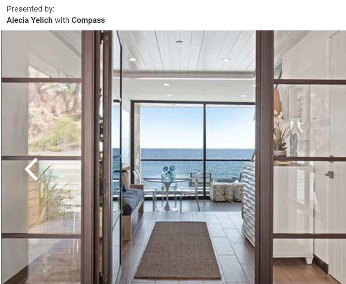 Walking into living room.