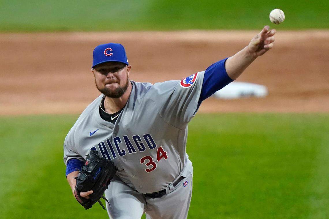 Chicago Cubs pitcher Jon Lester
