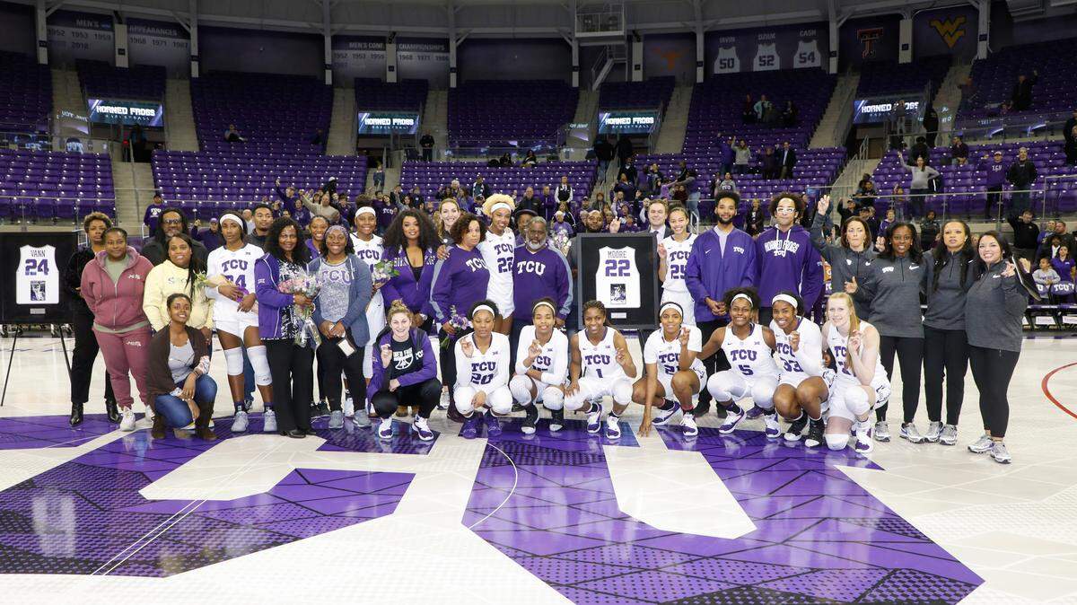 TCU vs Texas Women’s Basketball at Schollmaier Arena in Fort Worth, Texas on March 5, 2019. (Photo/Sharon Ellman)