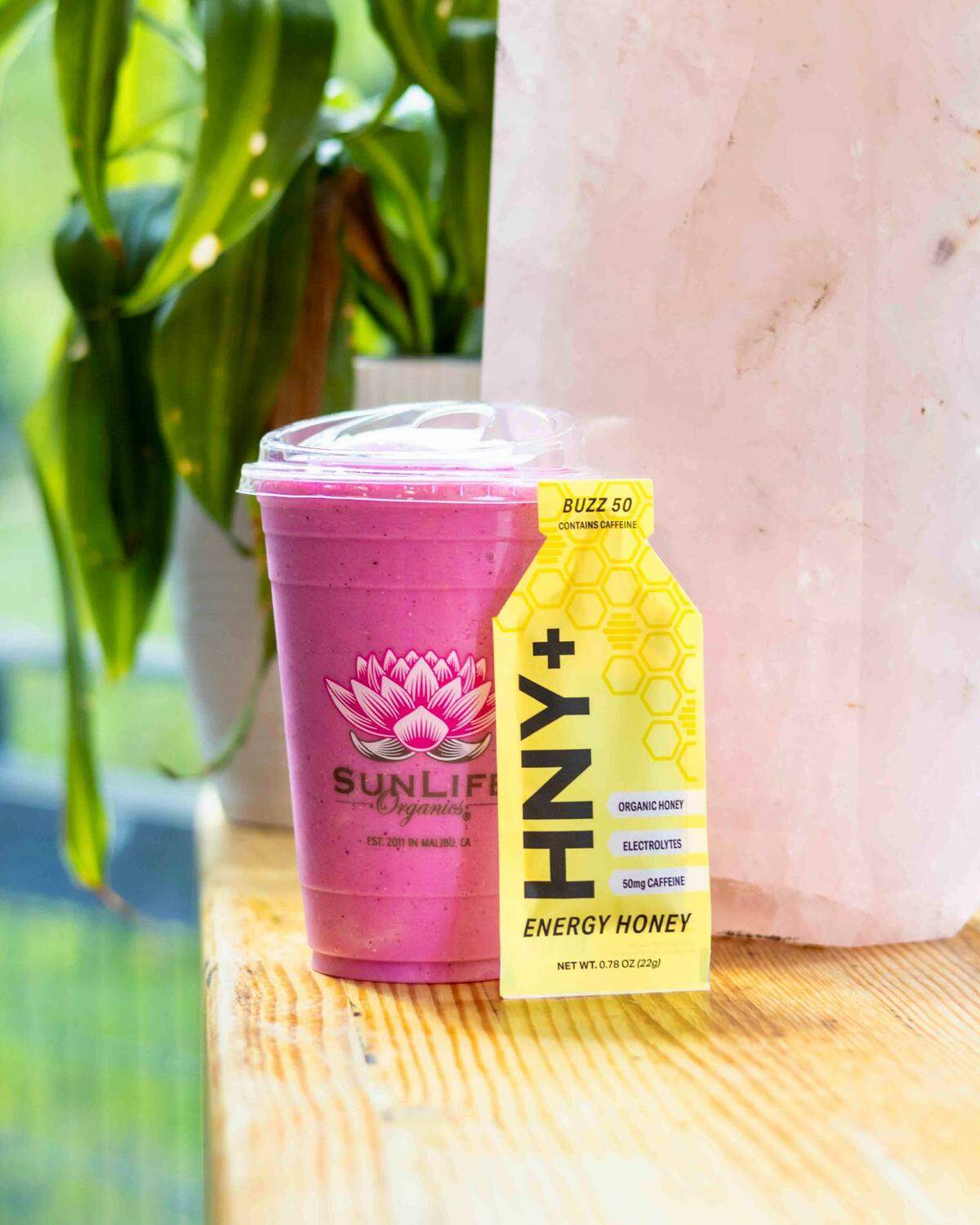 Sunlife, a popular organic smoothie and cafe, carries HNY+ at all 20 locations. The closest to Fort Worth is the Austin store at 1011 S Congress Avenue.