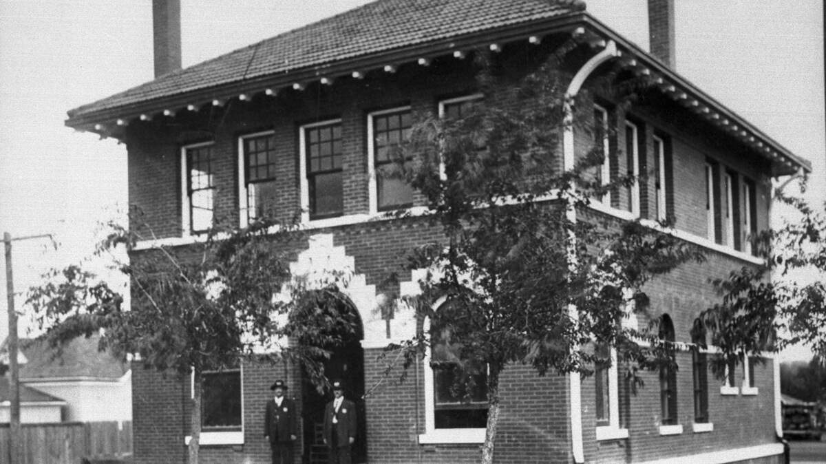 Fort Worth’s Southside police station, shown in 1936.