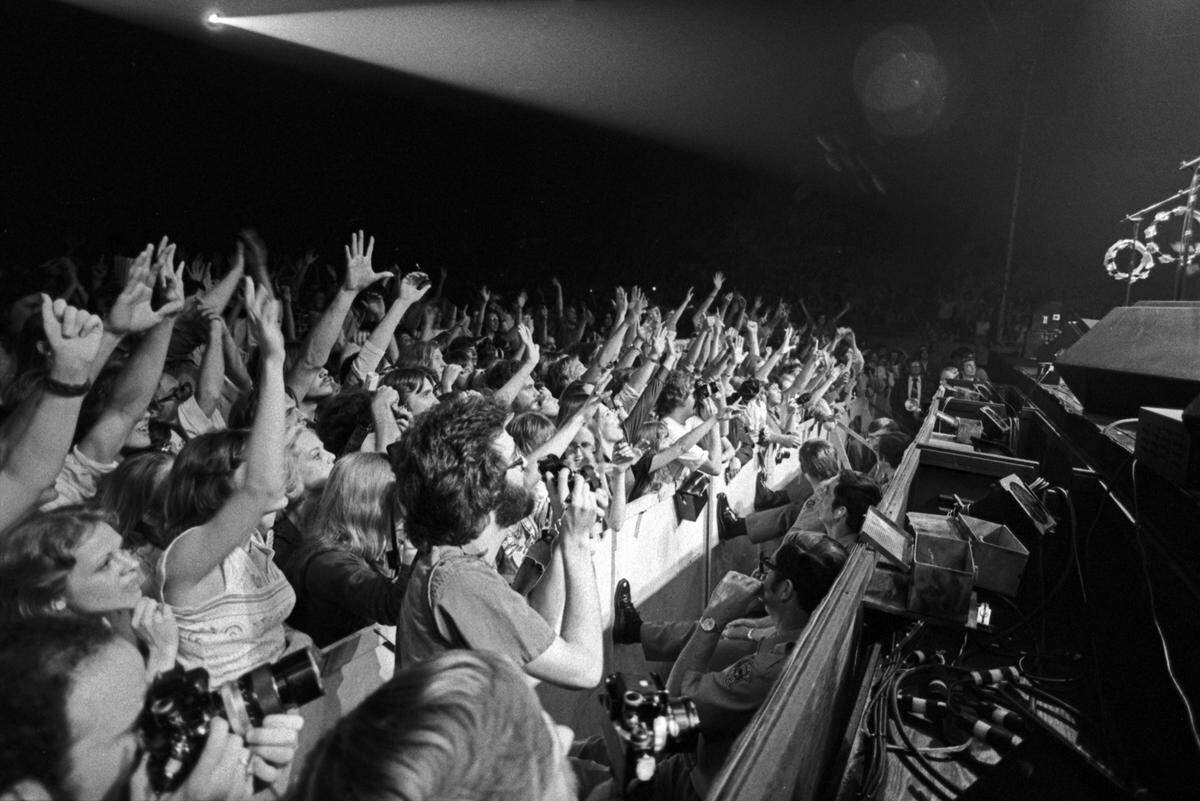 Tickets to Paul McCartney and Wings tour-opening show at Tarrant County Convention Center on May 3, 1976 were sold out months in advance. The “Wings Over America” tour was the first time McCartney had played North America since The Beatles last tour in the summer of 1966.