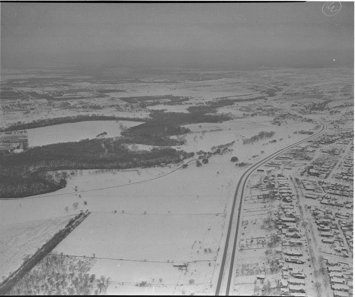 Jan. 22, 1940: “Aerial view of Rockwood Golf Course covered in snow.”