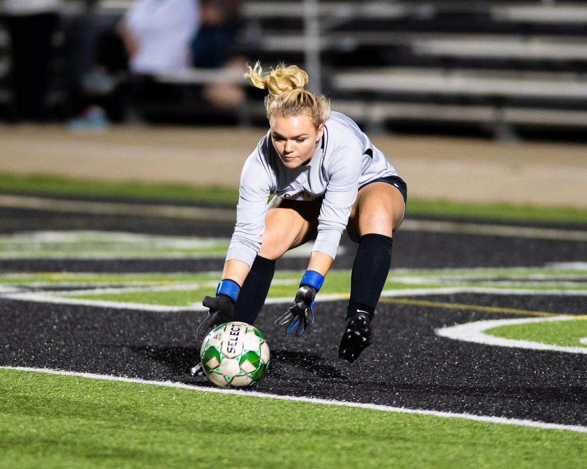 Southlake Carroll goalie Madison Martin.