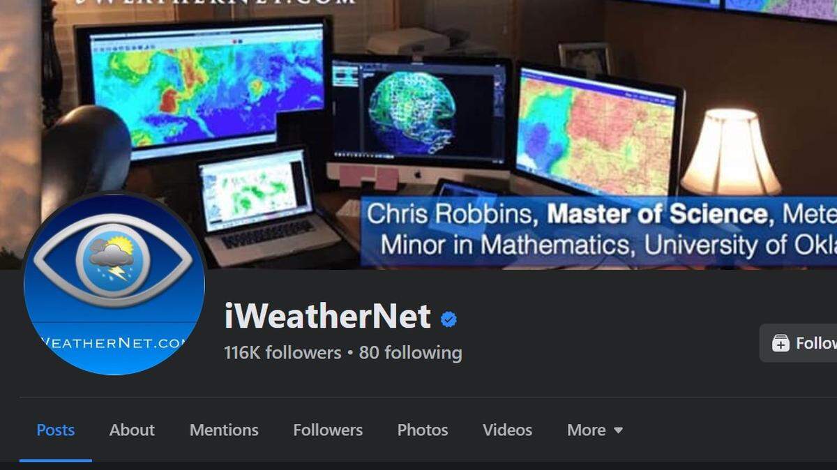 Chris Robbins, the founder and chief meteorologist of iWeatherNet, which creates weather forecasts for North Texas and Atlanta, Georgia, is facing a storm of backlash on social media after controversial posts he made on Facebook.