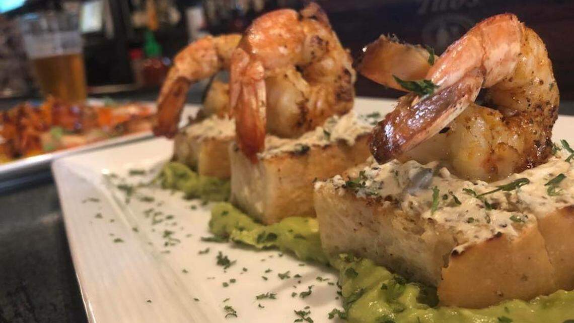“Jenn’s Shrimp on Toast,” one of the seafood dishes pictured on the Facebook page for Shep’s Off the Hook, expected to open in October on University Drive in Fort Worth.