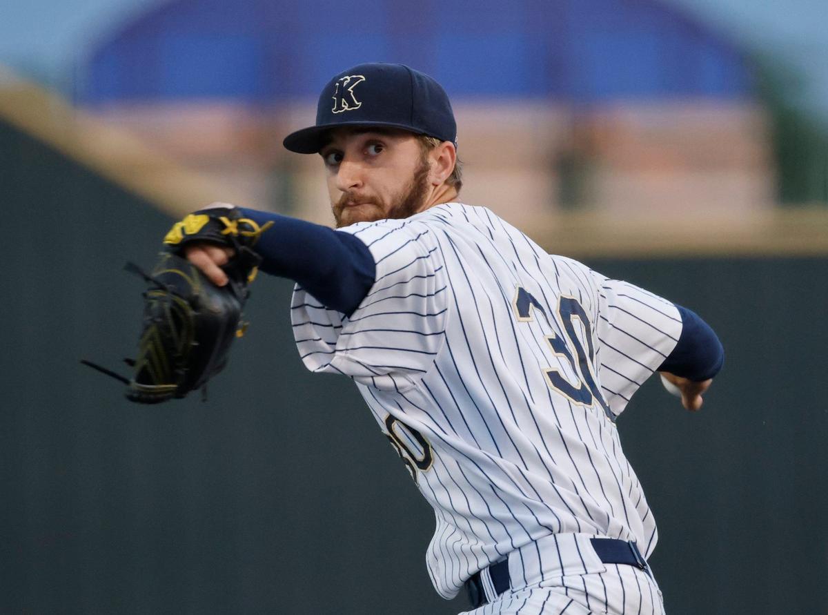 Keller pitcher Chris Langley pitched a complete game only allowing Southlake two hits during a UIL District 6A Region 1 Quarterfinals baseball game at L.D. Bell in Hurst, Texas, Thursday, May 16, 2024.
