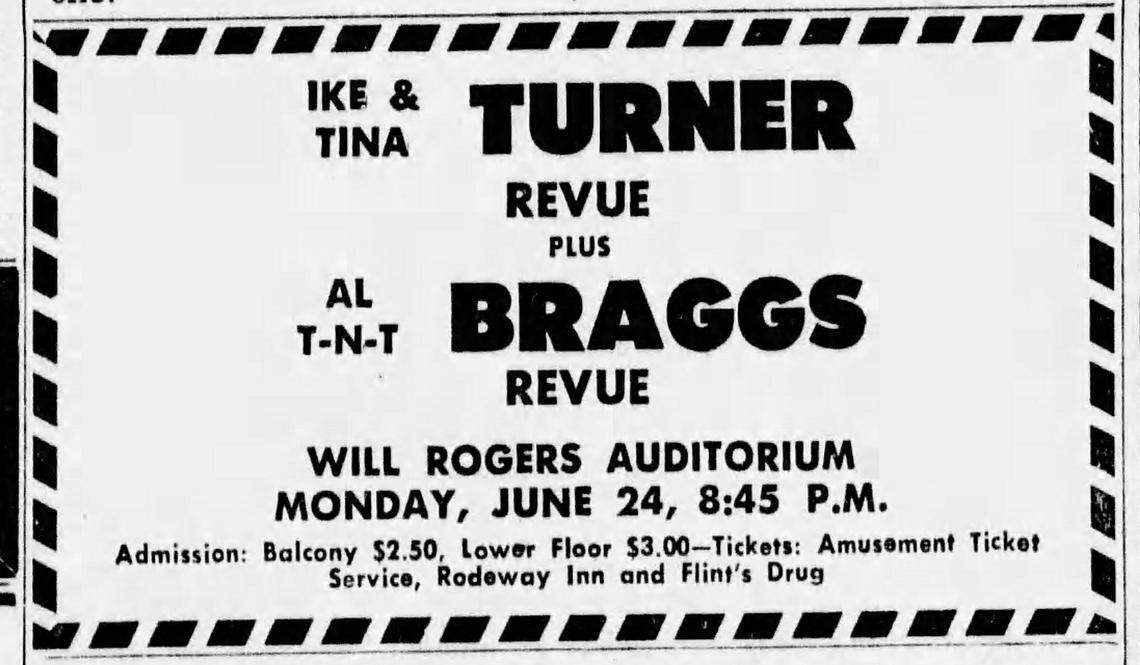 Ike & Tina in Fort Worth in 1968