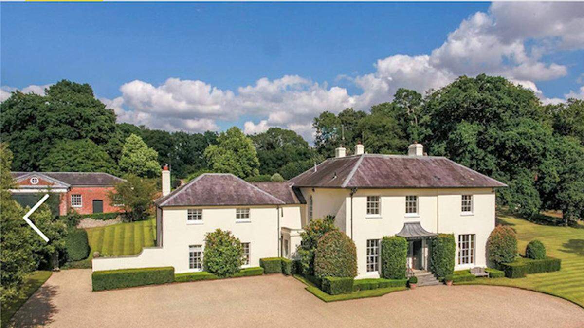 The exterior of the home looks like something out of a storybook.