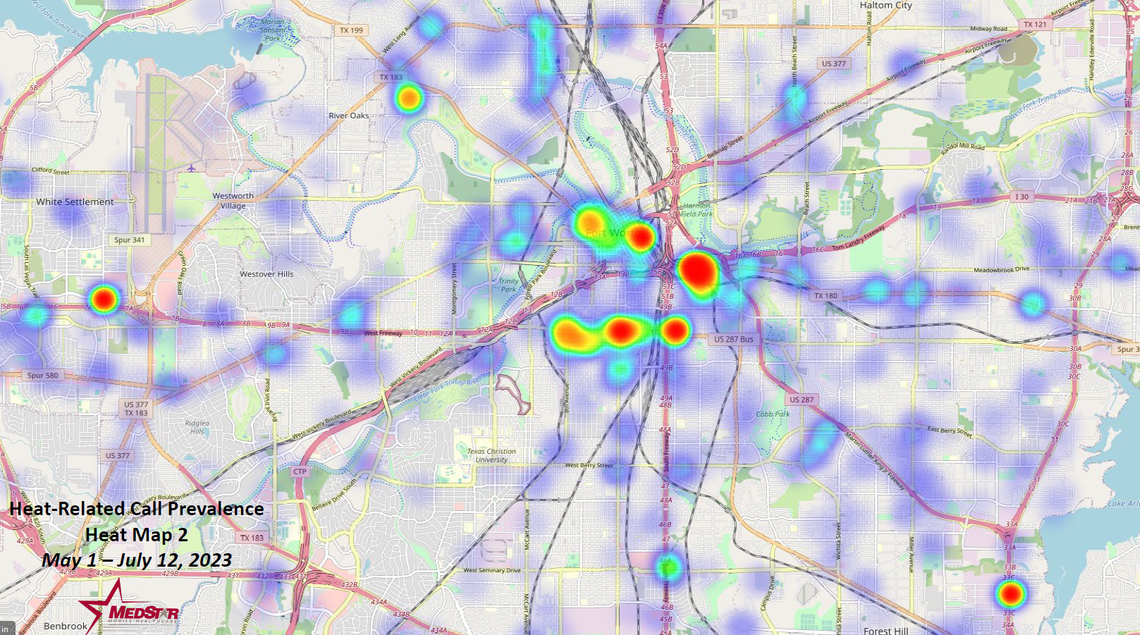 Emergency responders with MedStar have transported more than 200 people to local hospitals for heat-related illnesses since May.