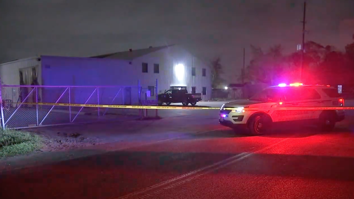 A store owner near Houston was shot in the shoulder after firing at a deputy he mistook for a burglar, Texas police say.