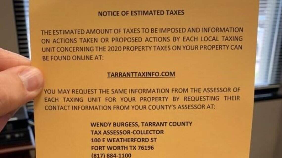 Check out your 2022 Tarrant County taxes and see how they compare to last year’s bill