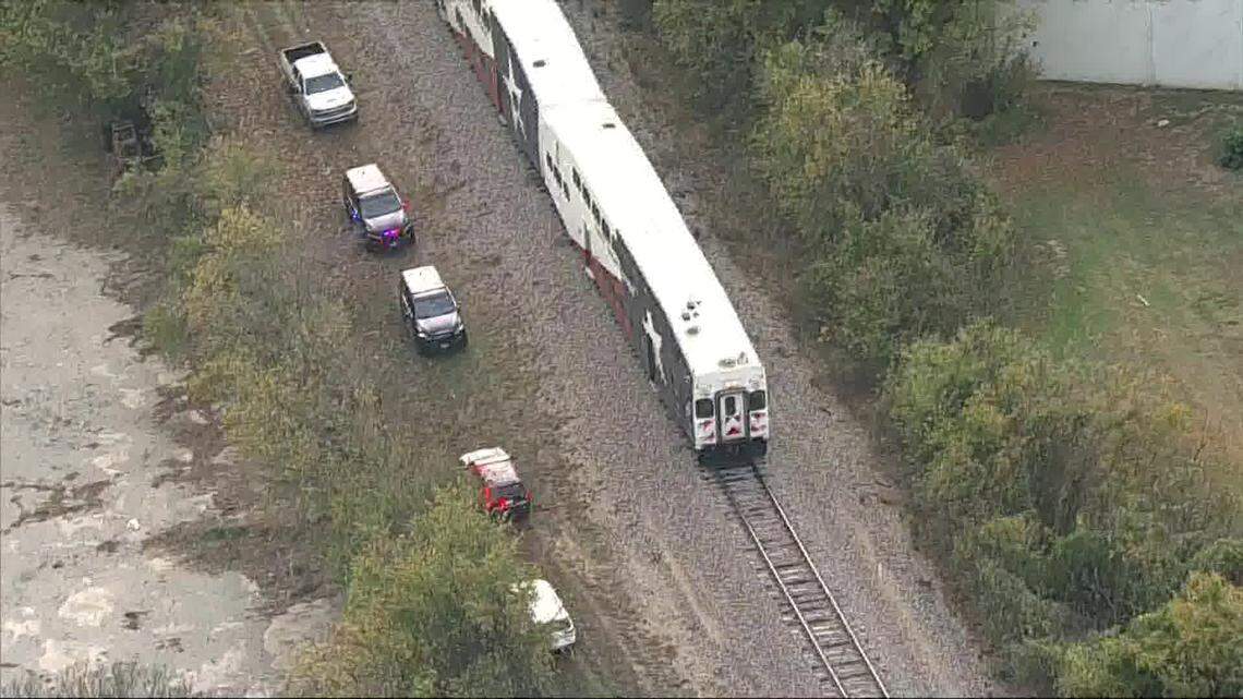 A 5-year-old boy was killed and his uncle was arrested after a car drove around a barricade and was hit by a TRE train near Elliot Reeder Road and Colony Court on Wednesday, Nov. 19, Fort Worth police said.
