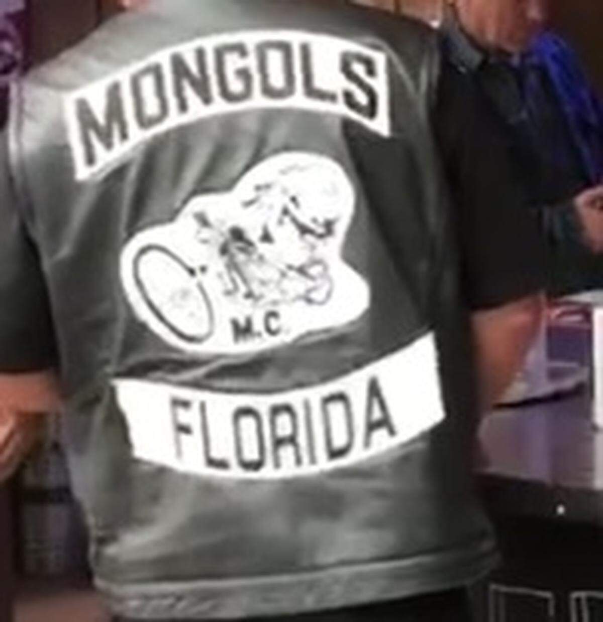 Mongols biker members were in the Fort Worth Stockyards Saturday night.