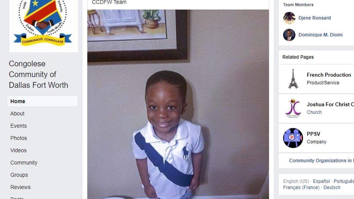 The Congolese Community of Dallas Fort Worth identified this boy as Drew Byaza, a 5-year-old Arlington resident who drowned recently.