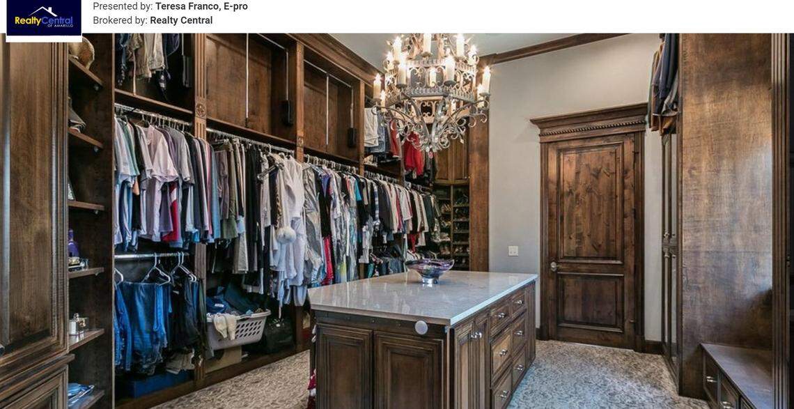 Master closet.