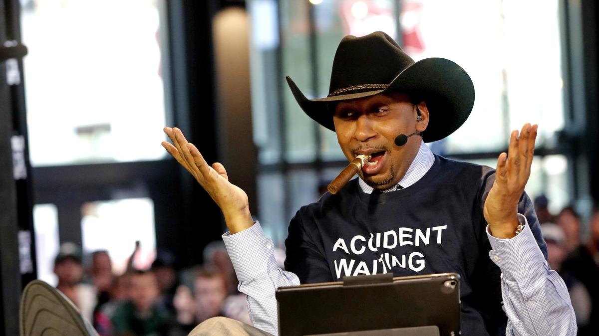 ESPN’s, Stephen A. Smith at his live show, First Take, from Texas Live in Arlington, Texas, Monday, Nov. 05, 2018. (Special to the Star-Telegram Bob Booth)

