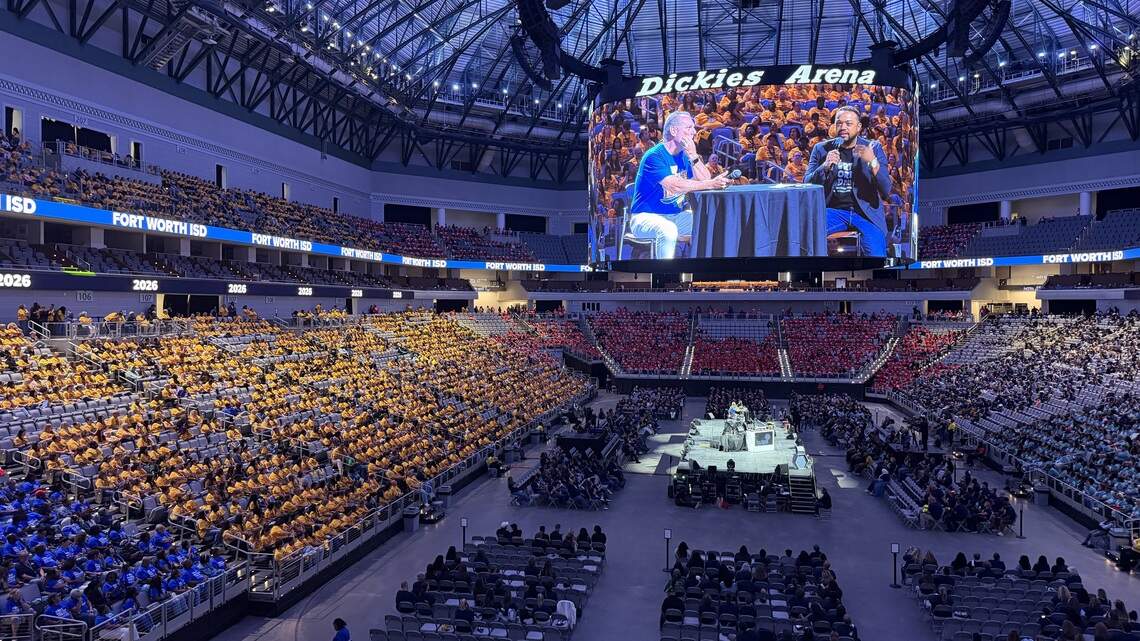 Fort Worth ISD addresses teachers’ anxiety at staff convocation at Dickies Arena