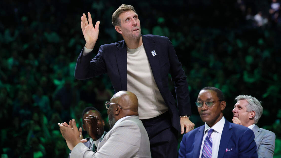 Dirk Nowitzki talks Paige Bueckers and Cooper Flagg ahead of charity event