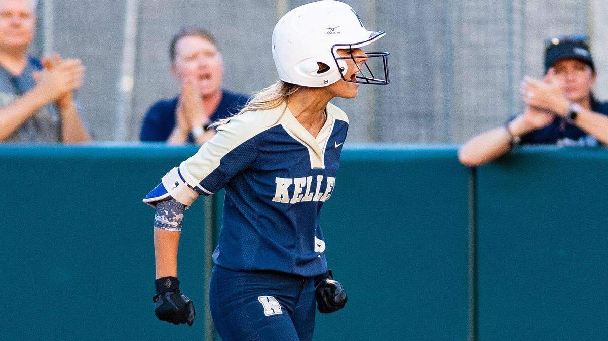 Keller senior Amanda DeSario at the 6A state semifinals, Friday May 31, 2019.