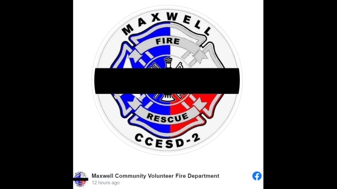 Two firefighters with the Maxwell Community Volunteer Fire Department and Caldwell Emergency Services District No. 2 were killed in a crash, officials said.