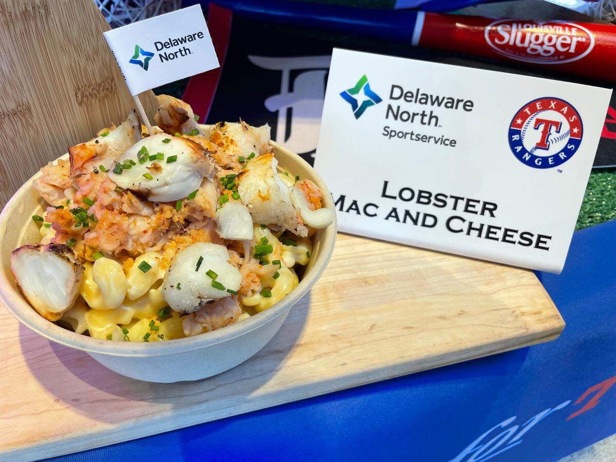 A three-cheese sauce is used for the lobster mac and cheese.