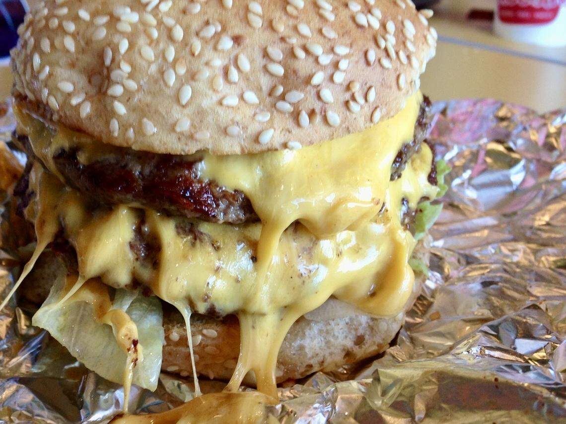 A Mooyah burger as seen in Wichita, Kansas, Nov. 09, 2012.