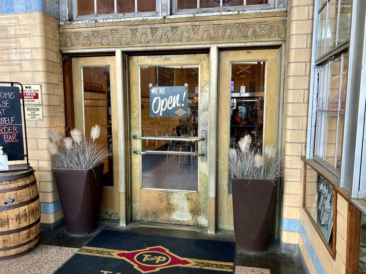 T&P Tavern was in the original 1931 train station cafe.
